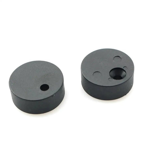 6 Piece Disc Block Sliding Barn Door Hardware Anti Jump Parts Adjustable Stopper Pad For Barn Door Track Black Durable POM Material