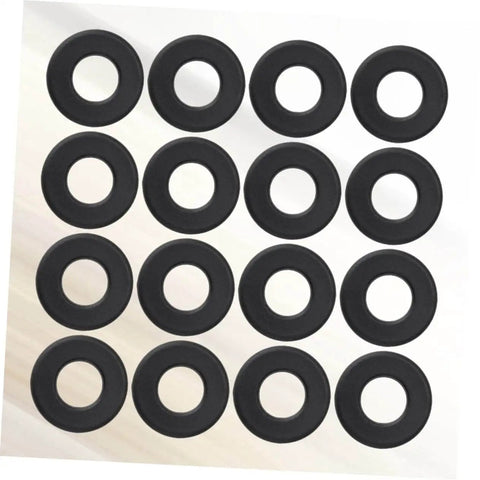Sixteen Black PVC Washers For Foosball Tables Rod Washers For Standard Foosball Machines To Protect Against Wear And Tear