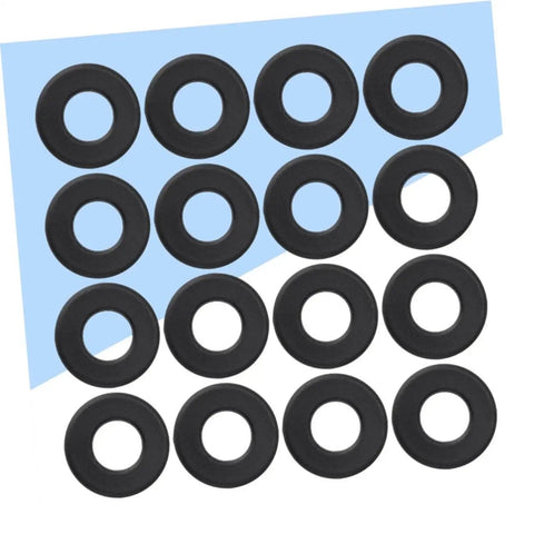 Sixteen Black PVC Washers For Foosball Tables Rod Washers For Standard Foosball Machines To Protect Against Wear And Tear