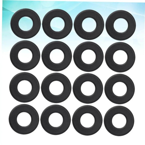 Sixteen Black PVC Washers for Foosball Tables Rod Washers For Standard Foosball Machines To Protect Against Wear And Tear