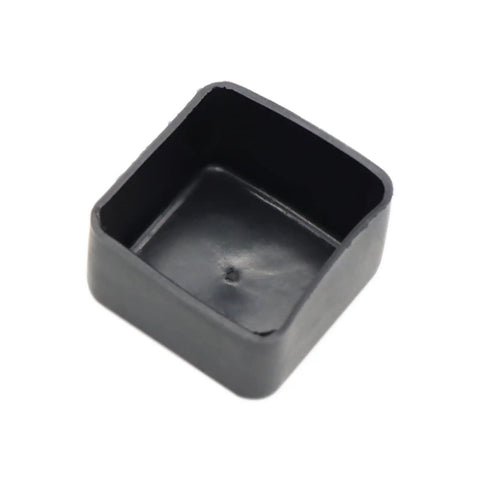 Protect and finish 1-5/8 in strut channel ends with durable black PVC square end caps; quick snap-on installation shields channels.