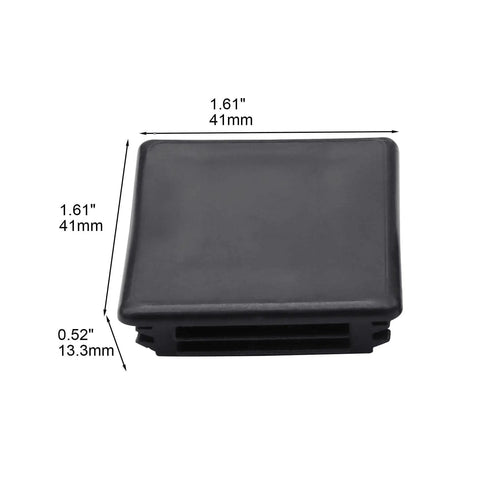 Soft PVC end caps for 1 5/8 inch strut channel protect channel ends from dust and corrosion, provide quick tool-free installation