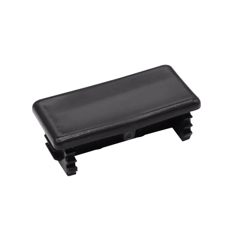 Plastic Strut Channel End Caps For Unistrut 1.625 By 0.875 Inches Black PVC Protective Cover Rectangle Plug End Cap Durable