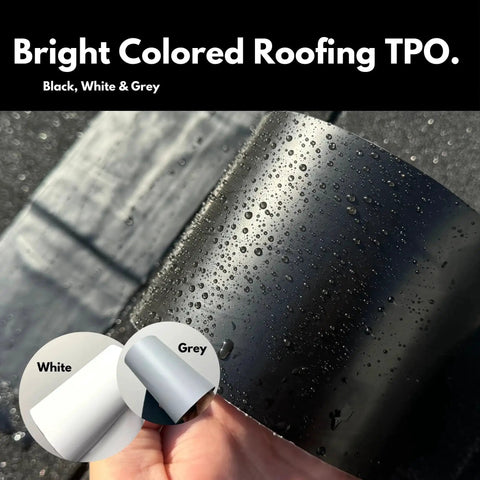 Ultra Strong MicroSealant Roof Tape For Instant Leak Repair On Roofs And RVs, Waterproof And UV Weather Resistant, TPO color options shown