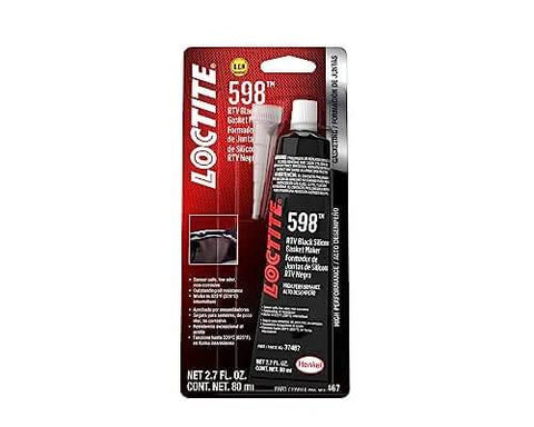 Automotive RTV Silicone Gasket Maker Black 598 For Engine Seals Sensor Safe Non Corrosive Sealant 80 ml tube