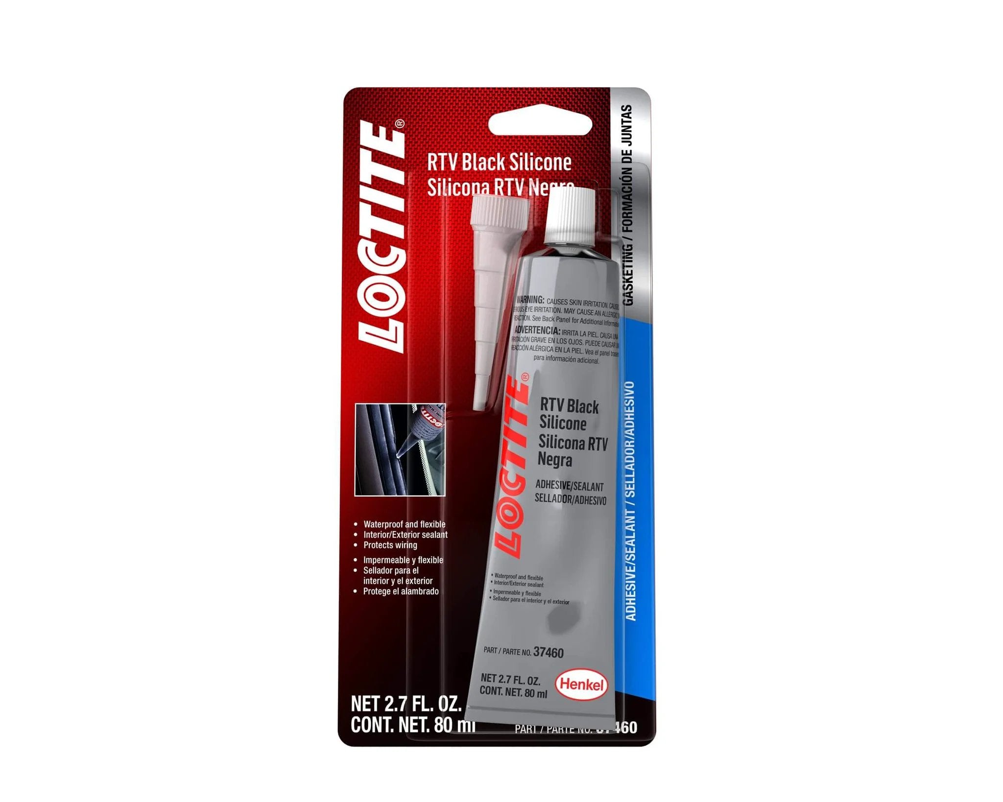 black rtv silicone adhesive sealant 80 ml for all uses...