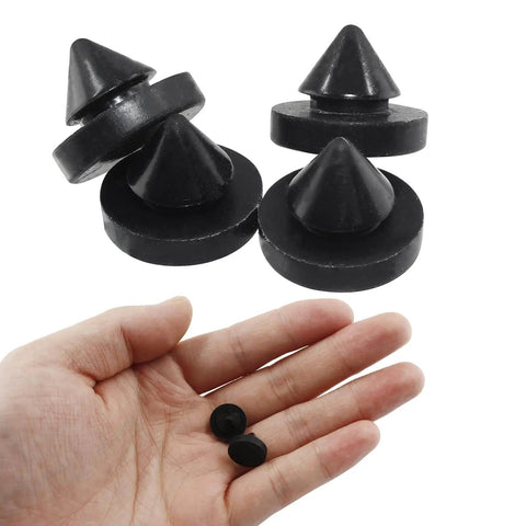 60 Pack Rubber Door Silencers For Half Inch Diameter Metal Doors Heavy Duty Anti Collision Door Stops In Hand
