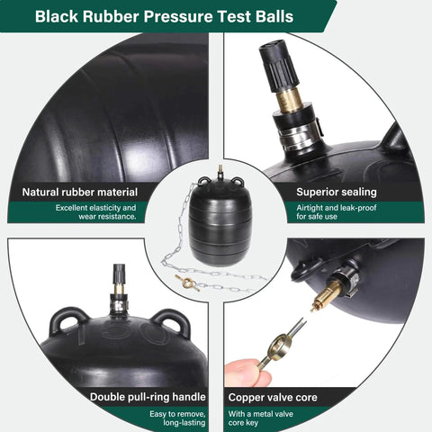 Pipe Ballon Inflatable 2 inch inflatable pipe plug kit for plumbing tests 🍁