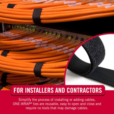 Heavy Duty Self Bundling Straps For Home And Worksite Built For Pros Extra Wide 1.5 Inch 45 Foot Roll Cut To Length Double Sided Fasteners