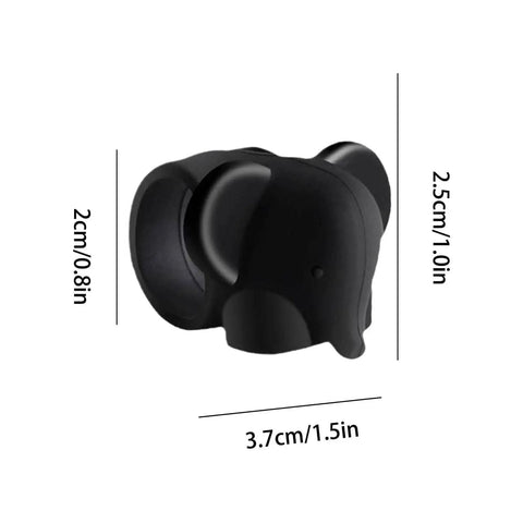 Door Knob Protector Wall Mounted Silicone Cartoon Stopper Bumper Cushion Shield for Home Bedroom Living Room and Office