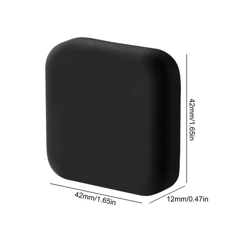 Silicone door stopper wall protector, 42mm x 12mm, protects walls and furniture from dents and scratches; strong adhesive pads cushion door blows, cut noise, and keep homes, offices, and bedrooms serene.