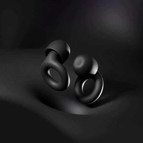 Ultra Comfortable Reusable Ear Plugs With 24 Decibel SNR Noise Reduction, flexible silicone material, suitable for sleep and travel.