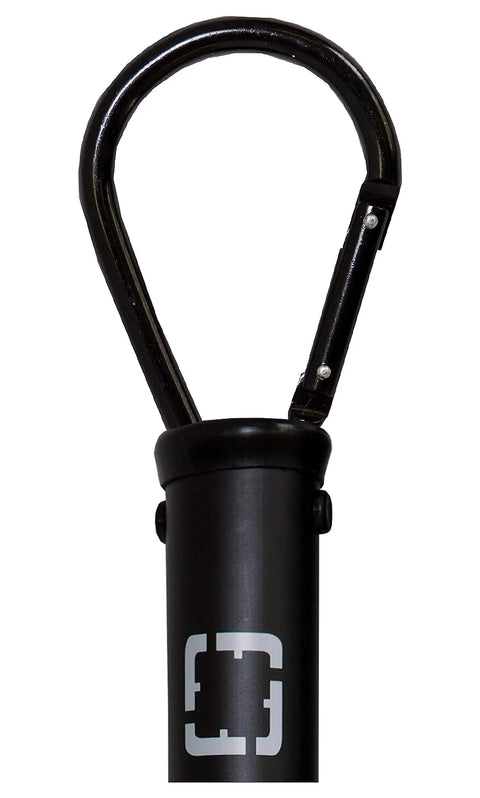 Standard Duty Dual Spring Tender Kit For Air And Electric Hook Up Lines Black 25 Inch Length Includes Three Hole Clamp