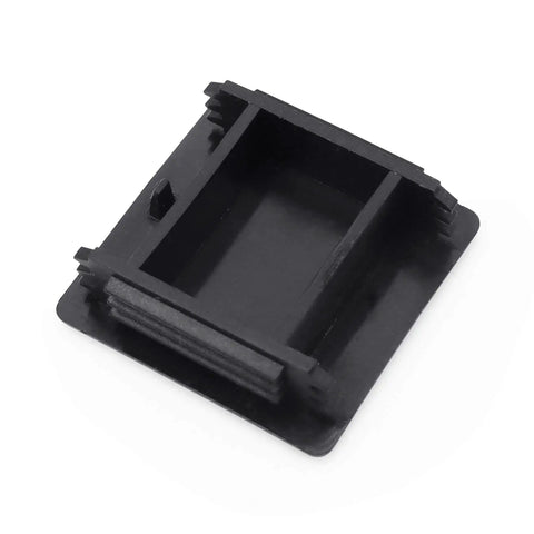 Black 12 Pack 1-5/8 Inch Square Strut Channel End Caps For Protecting Ends Of Universal Channel Profiles Plastic Plug Caps