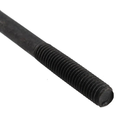 Close-up of black Double Ended Stud Bolts 304 Stainless Steel Threaded Rod M8x100mm 10 Pcs showing thread detail.