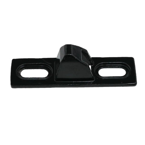 Stainless Steel Sliding Door Keeper And Lock Hardware Set Includes Mounting Screws Durable Black Finish For Sliding Glass Doors Easy Install Safe Edge Design Compatible With All Kinds Of Sliding Patio Doors Two Pack