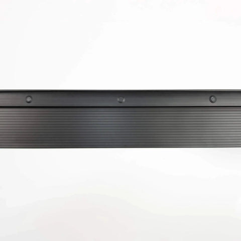 Front view of Adjustable Aluminum & Hardwood Threshold Waterproof and Hidden Screws -Add-on Extension Available - Heavy Duty