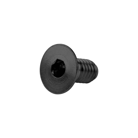 Black Wanyifa Titanium Ti M4x8 10 12 15 20 mm Countersunk Flat Head Hex Socket Cap Screw Bolt, close-up
