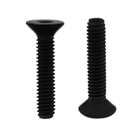 ✝️ RISON Titanium Screws M2x5mm Screws 10Pcs DIN7991 Titanium Countersunk Hex Socket Cap Screws shown in black finish