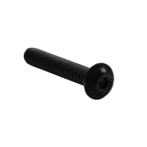 RISON Titanium Screws M2.5x3mm ISO7380 Button Head Hex Socket Cap Black Bolt