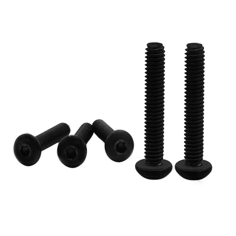✝️ RISON Titanium Screws M2.5x3mm Screws ISO7380 Button Head Hex Socket Cap Screws Black Button Socket head Hexagon Titanium Bolt GR2