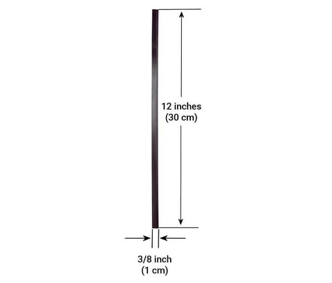 Flat Ribbon Plastic Welding Rod Black 30 Ft For Ultra Strong Repairs On Any Plastic Including TPO Carbon And Glass Fiber Reinforcement Sticks