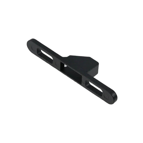 Two Pack Black Sliding Door Keeper Hardware Zinc Alloy Sliding Glass Door Lock Keeper With Screws for patio doors