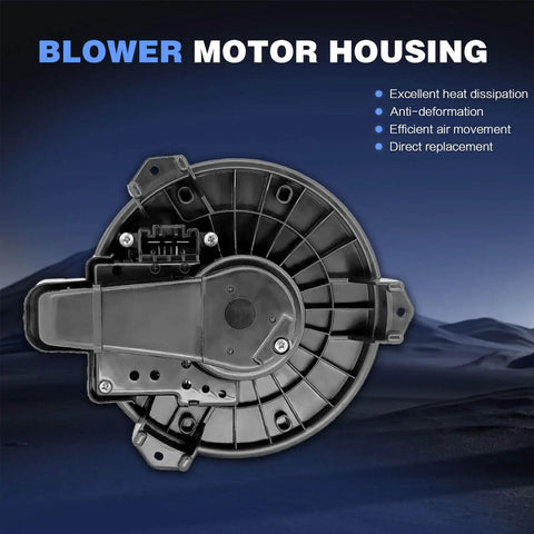 OEM Replacement HVAC Blower Motor For Toyota Camry 2007 2008 2009 2010 2011 2012 2013 2014 2015 2016 2017 2018 4Runner Avalon Highlander Venza Tundra And Lexus 2005 2018 Direct Fit OE Replacement 700215 871030E040 87103 0C040 87103 0E040 blower motor housing image
