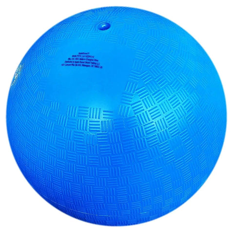 Blue 8.5-inch Dodgeball Playground Ball from Pack of 4 with 1 Pump, Official Size for Dodge Ball, Handball, Camps and Schools (Multicolor)
