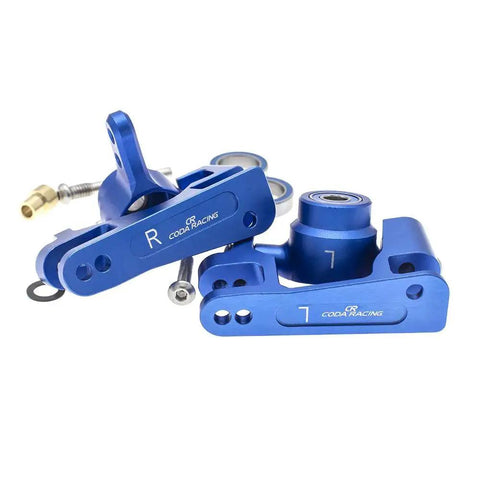 Alloy Caster Blocks And Steering Blocks For Traxxas One Tenth Slash 4x4 Stampede Rustler 4x4 Replaces Stock 6832 6837 CNC Machined Anodized 6061 T6 Aluminum Upgrade For Better Steering And Durability