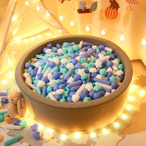 Ball Pit Balls for Toddlers - Macaron Ball Pit Balls Crush Proof Plastic Toy Balls for Toddlers Ball Pits in soft lighting