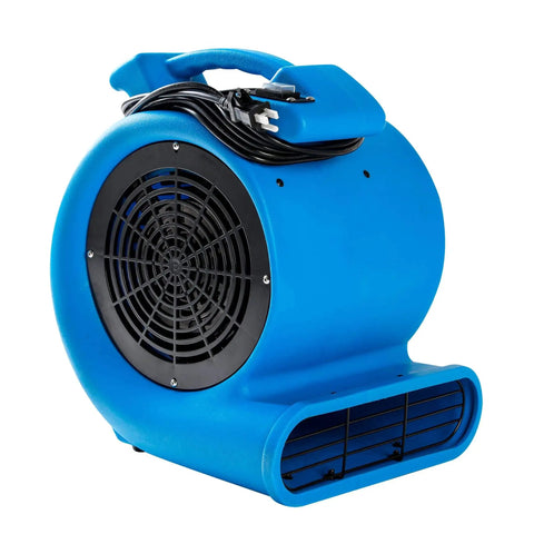 Powerful Half Horsepower Air Mover For Fast Carpet Drying And Floor Drying With 2200 CFM Air Flow Lightweight Design