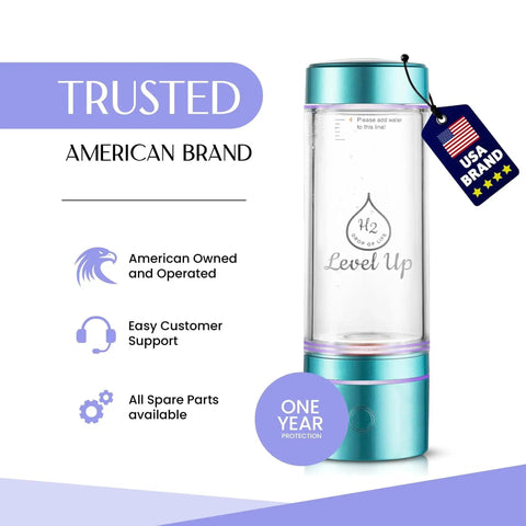 Hydrogen Water Bottle Generator For Enhanced Hydration At Home Or On The Go Dual Chamber SPE PEM Technology Up To 4000 PPB Pure Hydrogen Water