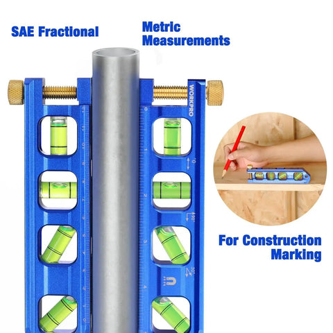 Compact magnetic torpedo level delivers quick, precise angle checks for conduit bending, shelving, and woodworking with four vials.