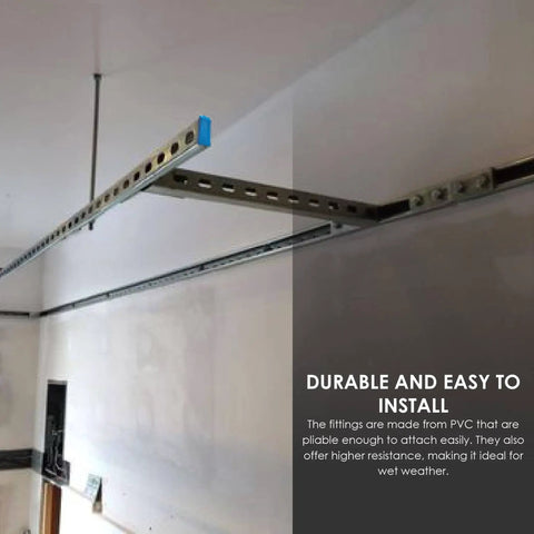 End cap for 1-5/8 inch 14 gauge metal strut channels fits standard B-Series, delivering a clean professional finish installed.