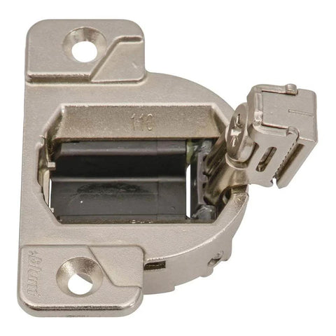 Blum 110 Degree Compact 33 Hinge Cup Screw On With Base Plate Half Overlay Pack Of Two 35mm Cup Diameter Zinc Die Cast View