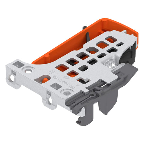 Close-up of Blum Tandem Plus BLUMOTION Concealed Undermount Drawer Runner Kit, showing steel construction and soft-close feature, 21-inch