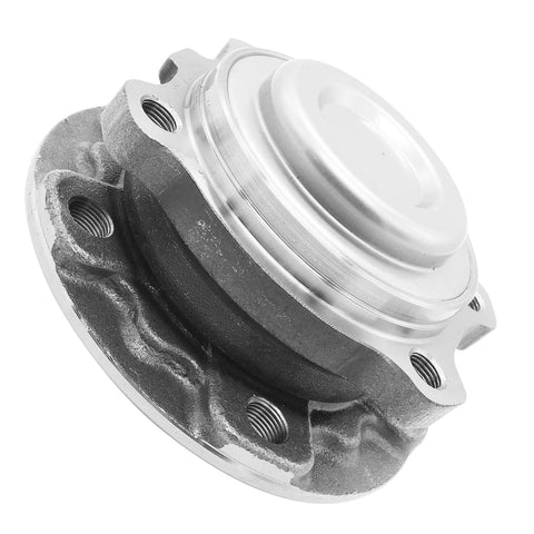 RWD Front Wheel Bearing Hub Assembly Two Piece Replacement For BMW 5 Series 2012 Through 2018 close-up view