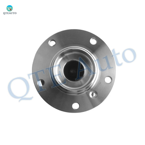 Pair Of Front Wheel Hub Bearing Assemblies Replacement For 2006 To 2010 BMW 550i V8 4.8L Kit With OE Style Fit For BMW 5 Series Durable Construction Long Lasting Durability, front view.