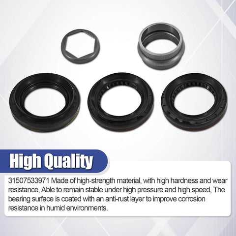 Beefed Up Front Differential Bearings Repair Kit For BMW XDrive 2006 To 2020 X1 X3 X4 X5 X6 With OE 31507533971 components
