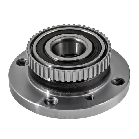 2 Front Wheel Bearing And Hub Assembly With ABS Sensor For BMW E30 1984 Through 1991 318i 318is 325e 325i 325is Front Pair 4 Lug Tone Ring ABS Compatible