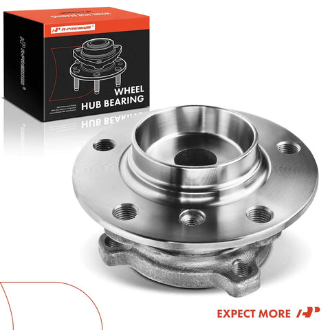 Front Wheel Bearing And Hub Assembly For BMW 745i 745Li 750i 750Li 760i 760Li Alpina B7 2002 to 2008 Direct Fit OEM Replacement