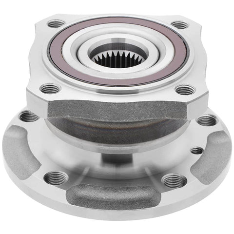 Front view of Rear Wheel Hub Bearing Assembly One Pack For BMW X3 And X4 2011 To 2017 2015 To 2018 Premium Pre Pressed Replacement