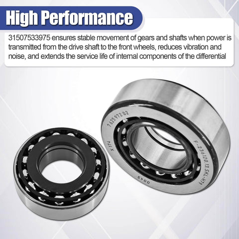 Beefed Up Front Differential Bearings Repair Kit For BMW XDrive 2006 To 2020 X1 X3 X4 X5 X6 With OE 31507533971 close-up view