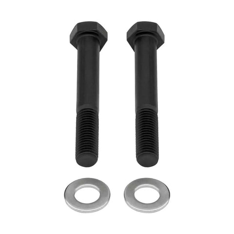 Upgrade your 2005-2023 Ford F-250/F-350 4WD with a 2.5 inch front leveling kit featuring billet aluminum spacers and shock mount extenders