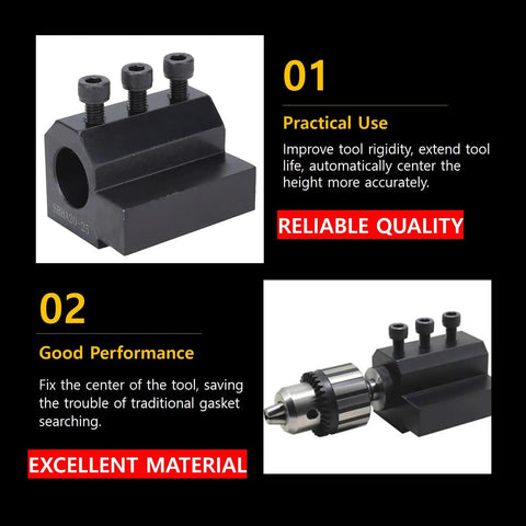 Top Notch Boring Tool Sleeve For Milling Lathe CNC Lathe Inner Diameter Auxiliary Tool Holder shown next to spindle accessory