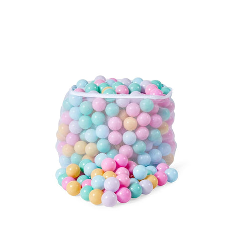 BPA Free Crush-Proof Plastic Ball Pit Balls with Storage Bag, Toddlers Kids 12+ Months, Pack of 400 Balls, 6 Pastel Colors