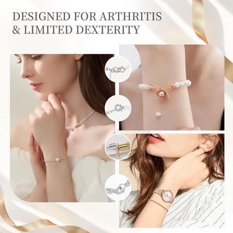 Two Pack Bracelet Helper Tool Set With Non Slip Tips For One Handed Clasping Easy To Put On Yourself Jewelry Fastener For Necklace And Bracelet Great For Arthritis And Elderly Prevent Manicure Breakage