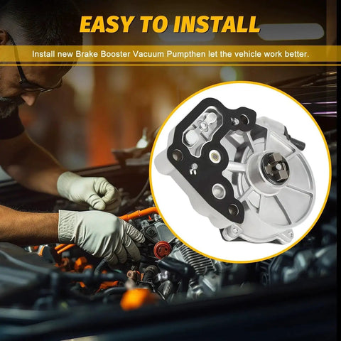 Mechanic installs Premium Brake Vacuum Pump Replacement For GM Vehicles Cruze Malibu Spark Buick Encore GMC Terrain