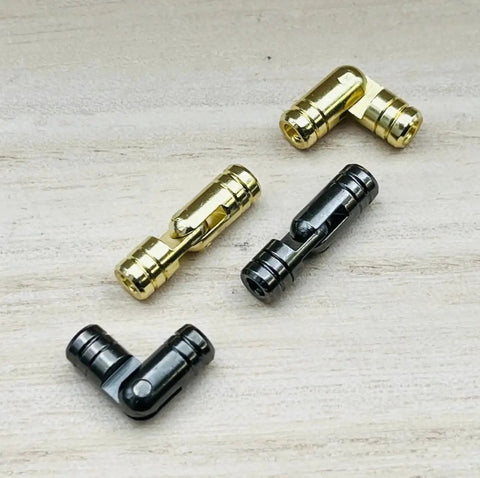 Solid Brass Invisible Barrel Hinge For Jewelry Box And Pencil Box 18mm By 5mm Black Finish With Mounting Hardware Included Easy To Install